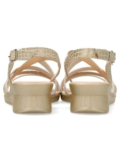 Hot 24 HRS Sandalia piel confort tiras mujer