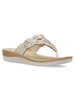 New INBLU Sandalia esclava confort mujer