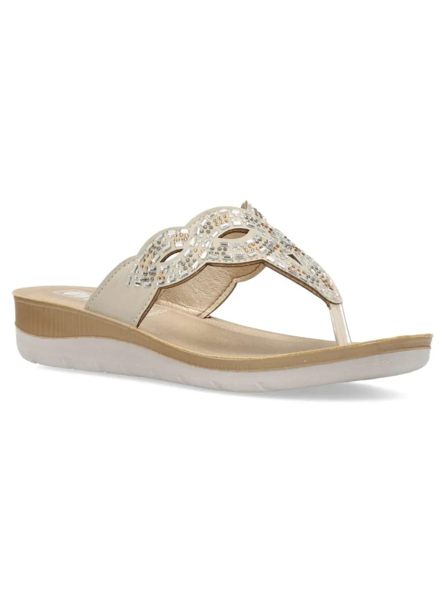 New INBLU Sandalia esclava confort mujer