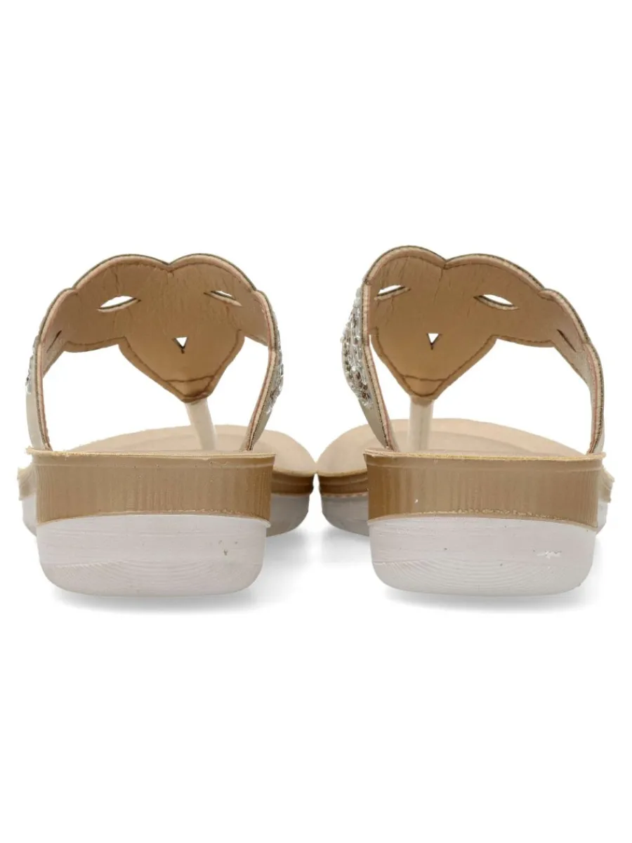 New INBLU Sandalia esclava confort mujer