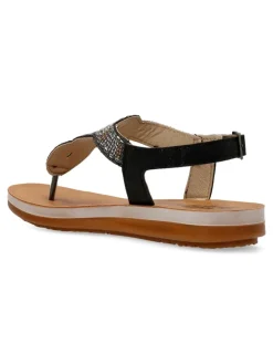 Clearance INBLU Sandalia esclava pedrería mujer
