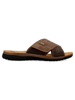 Fashion INBLU Sandalia pala cruzada ajustable hombre