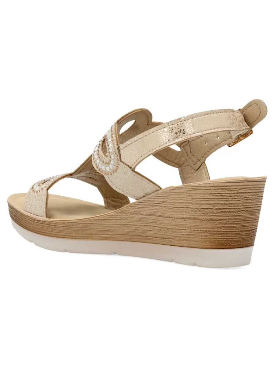 Online INBLU Sandalia pedrería confort mujer