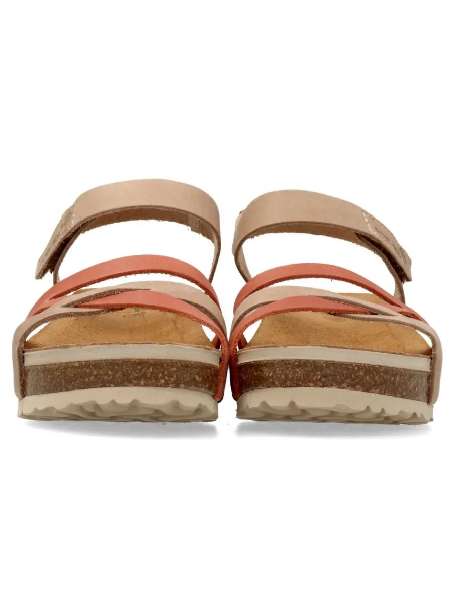 Clearance INTER-BIOS Sandalia bio piel confort cuña