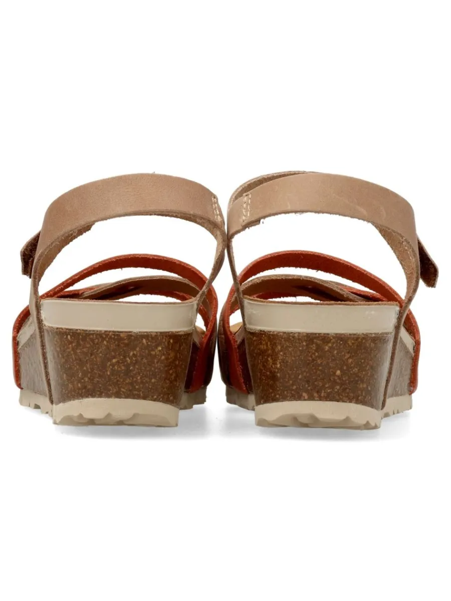 Clearance INTER-BIOS Sandalia bio piel confort cuña