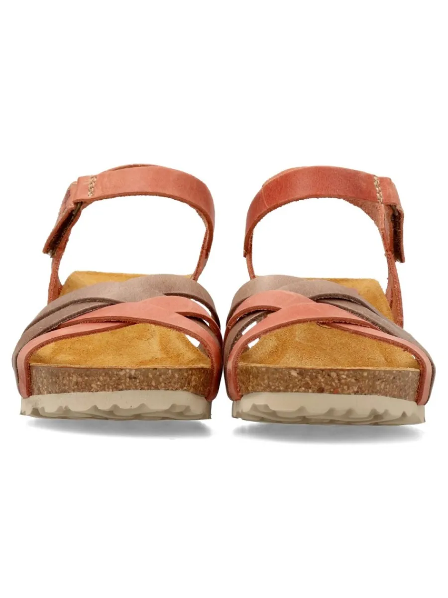 Fashion INTER-BIOS Sandalia pie biol cuña corcho