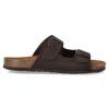 Outlet INTER-BIOS Sandalia piel cómoda hombre INT 9560 MOKA