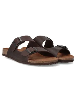 Outlet INTER-BIOS Sandalia piel cómoda hombre INT 9560 MOKA