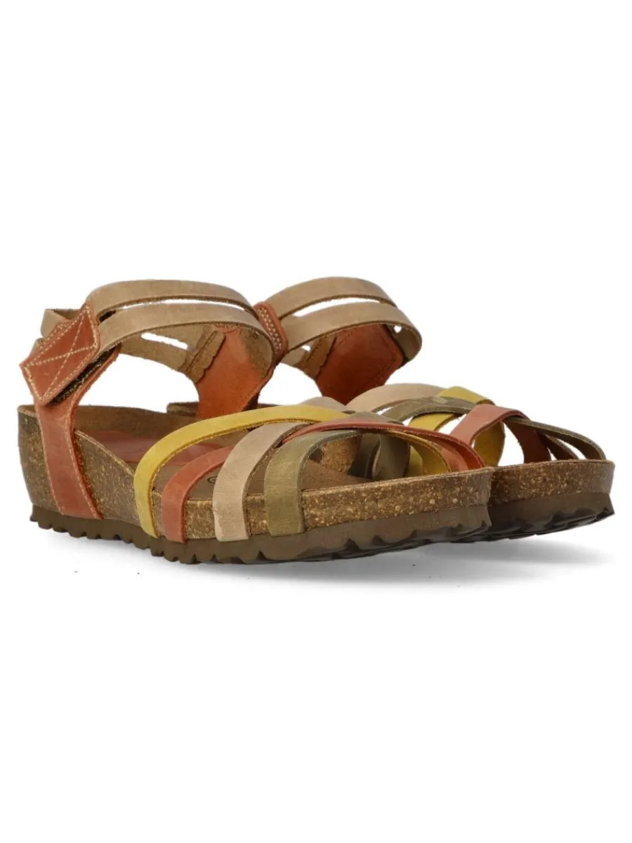 Clearance INTER-BIOS Sandalia piel tiras confort mujer