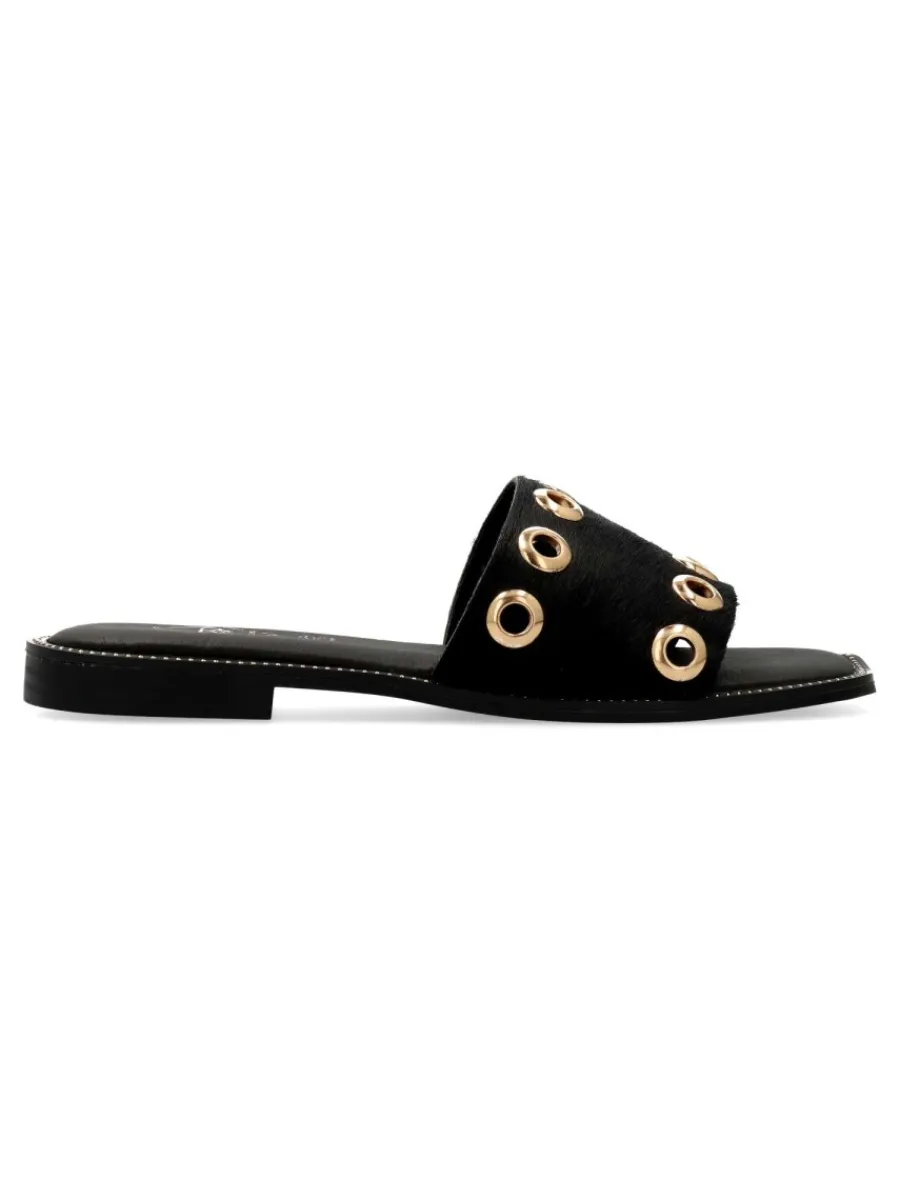 Clearance ISTERIA Sandalia pala piel confort mujer