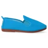 Online JAVER Zapatilla lona Kung-Fu elástico. JAV 55 TURQUESA