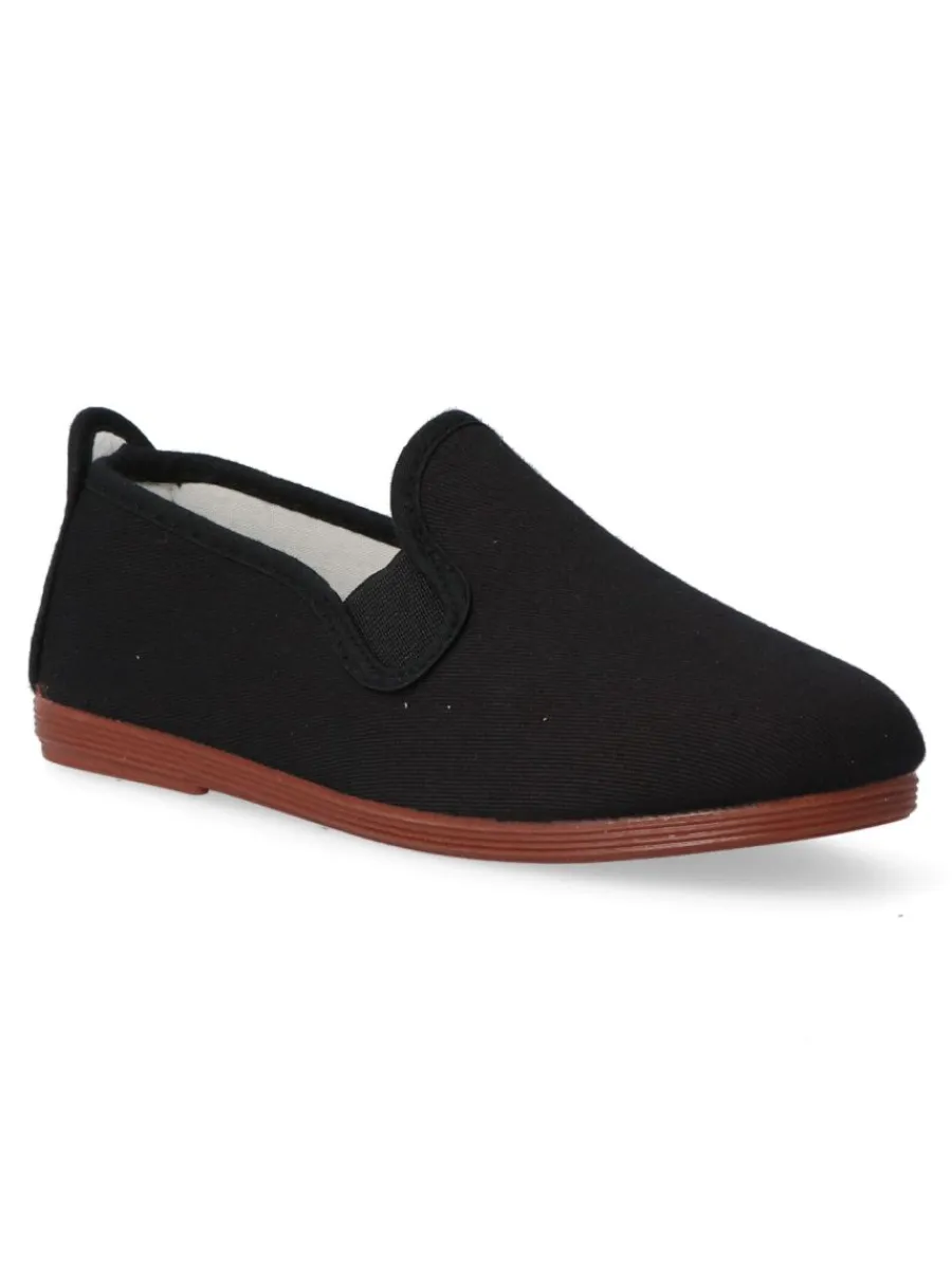 Online JAVER Zapatilla lona Kung-Fu elástico. JAV 55 NEGRO