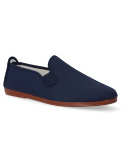 Online JAVER Zapatilla lona Kung-Fu elástico. JAV 55 MARINO