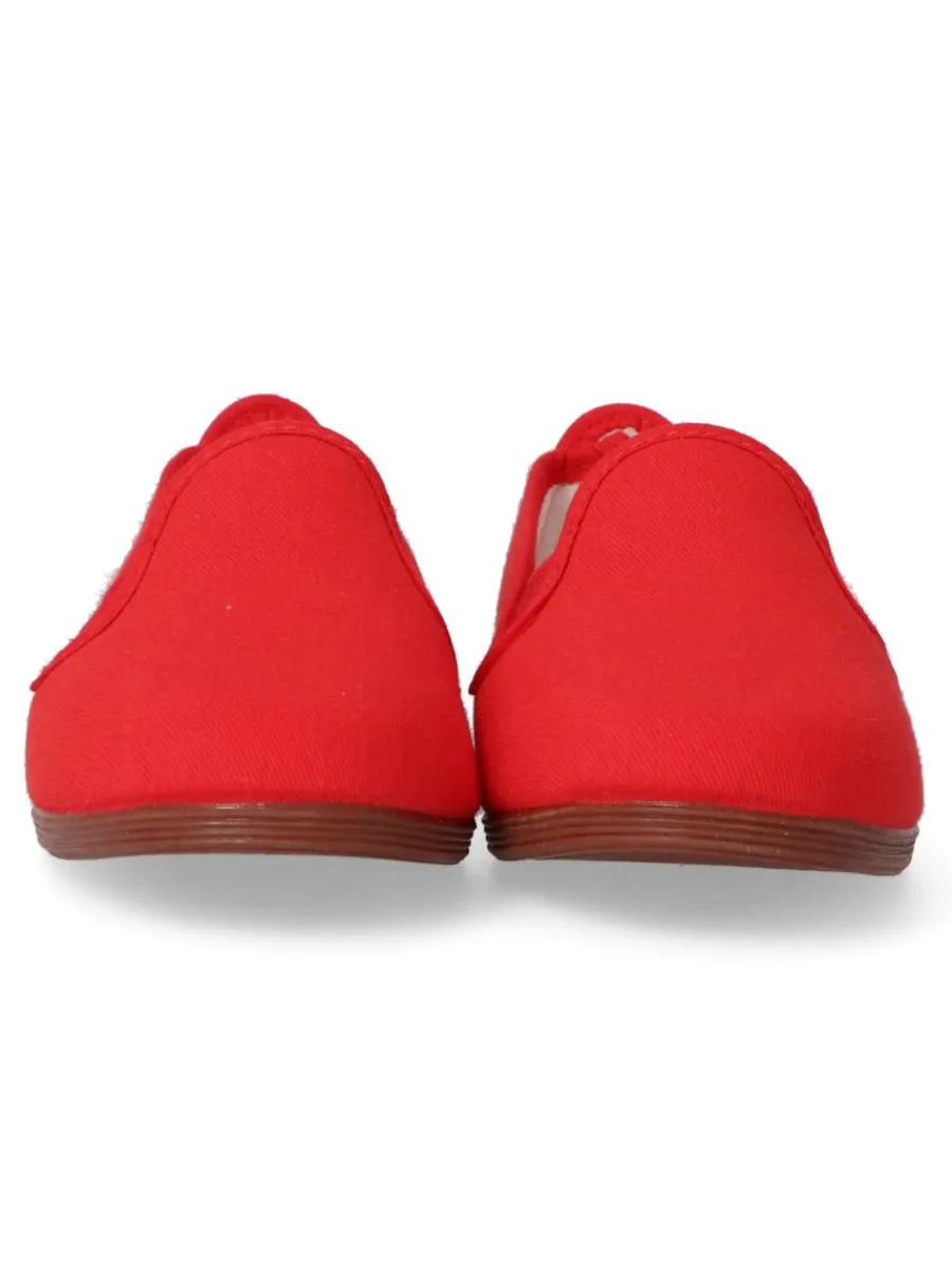 Sale JAVER Zapatilla lona Kung-Fu elástico. JAV 55 ROJO