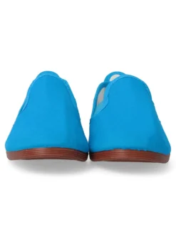 Online JAVER Zapatilla lona Kung-Fu elástico. JAV 55 TURQUESA