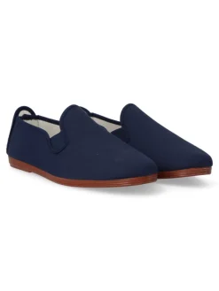 Online JAVER Zapatilla lona Kung-Fu elástico. JAV 55 MARINO