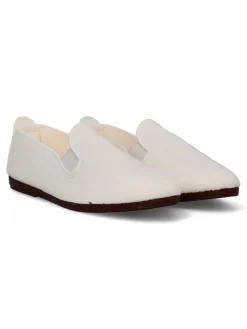 Online JAVER Zapatilla lona Kung-Fu elástico. JAV 55 BLANCO
