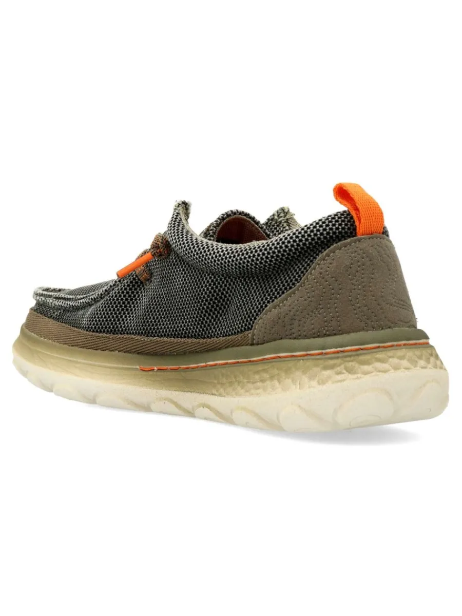 Outlet JEEP Zapatilla wallabee confort tela hombre