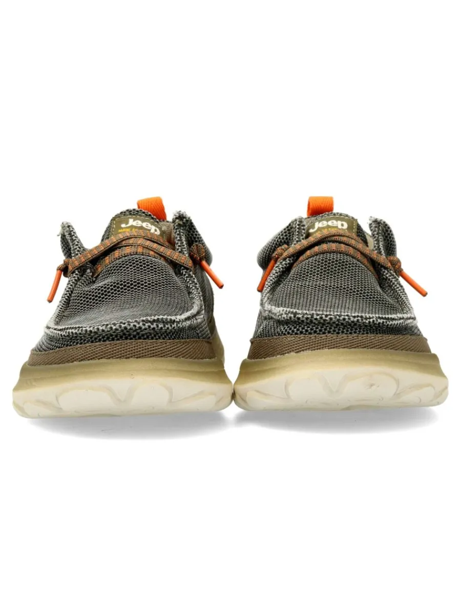 Outlet JEEP Zapatilla wallabee confort tela hombre