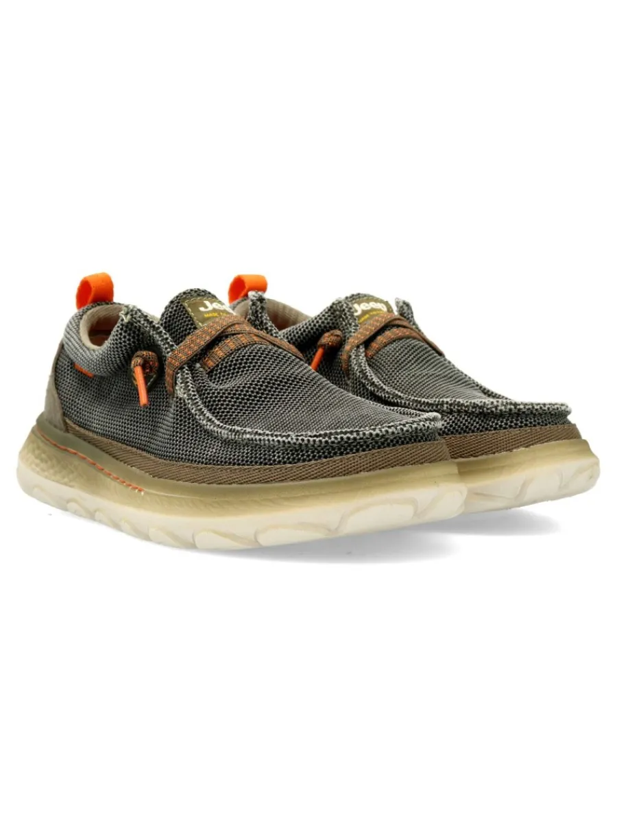 Outlet JEEP Zapatilla wallabee confort tela hombre