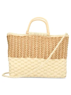 Hot LUCKY Bolso capazo rafia mujer