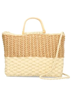 Hot LUCKY Bolso capazo rafia mujer