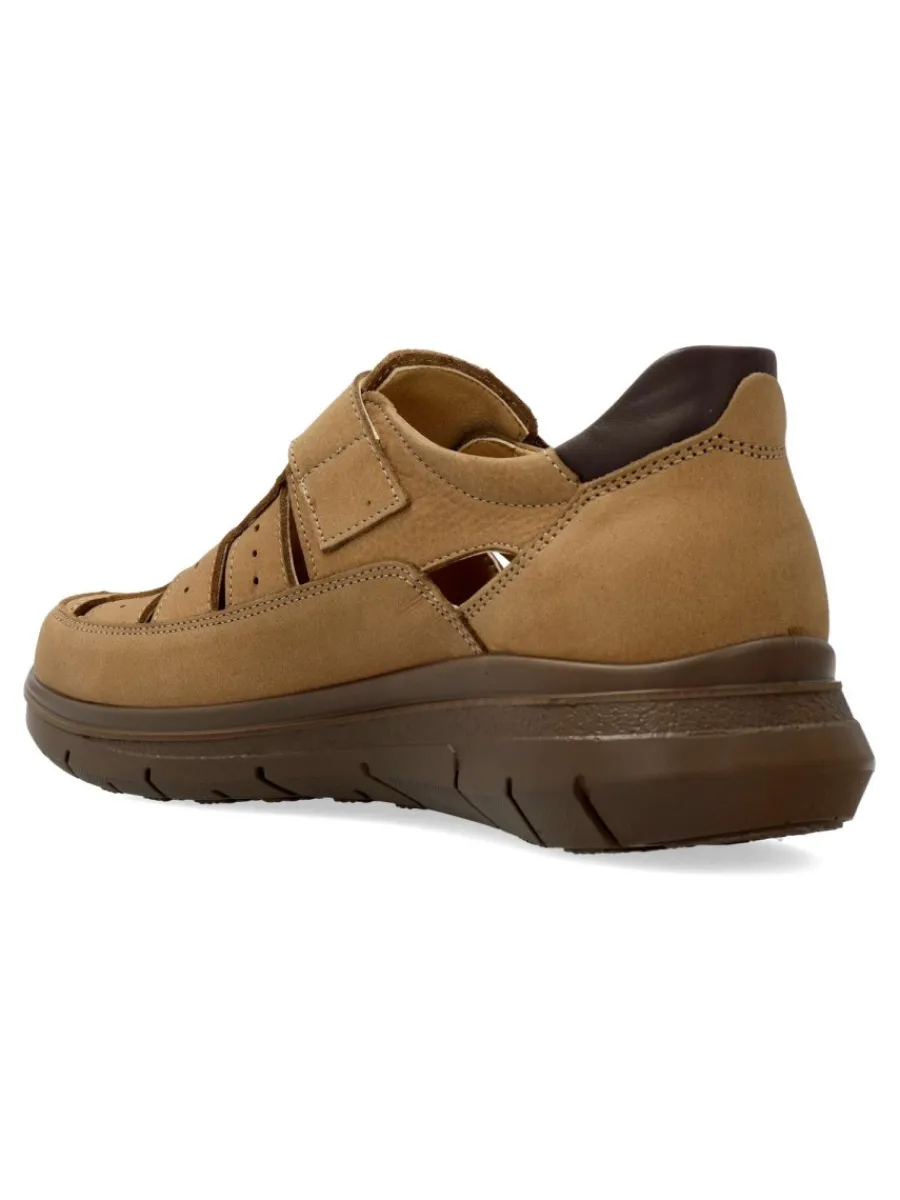 Hot LUISETTI Sandalia confort piel graso hombre