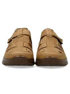 Hot LUISETTI Sandalia confort piel graso hombre