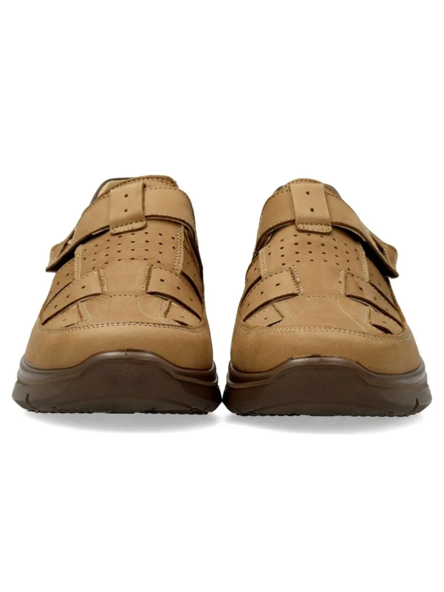 Hot LUISETTI Sandalia confort piel graso hombre