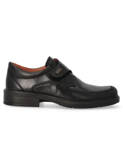 Sale LUISETTI Zapato de vestir velcro hombre LUI 0108 NEGRO