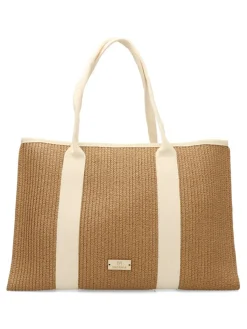 Outlet MAC & NOA Bolso de hombro rafia natural mujer