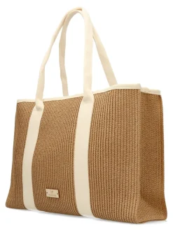 Outlet MAC & NOA Bolso de hombro rafia natural mujer