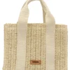 Discount MAC & NOA Bolso de mano y bandolera rafia beige