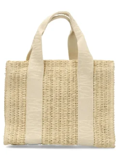 Discount MAC & NOA Bolso de mano y bandolera rafia beige