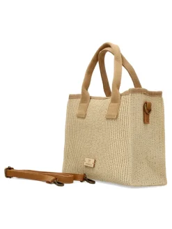 Online MAC & NOA Bolso de mano y bandolera rafia tostado