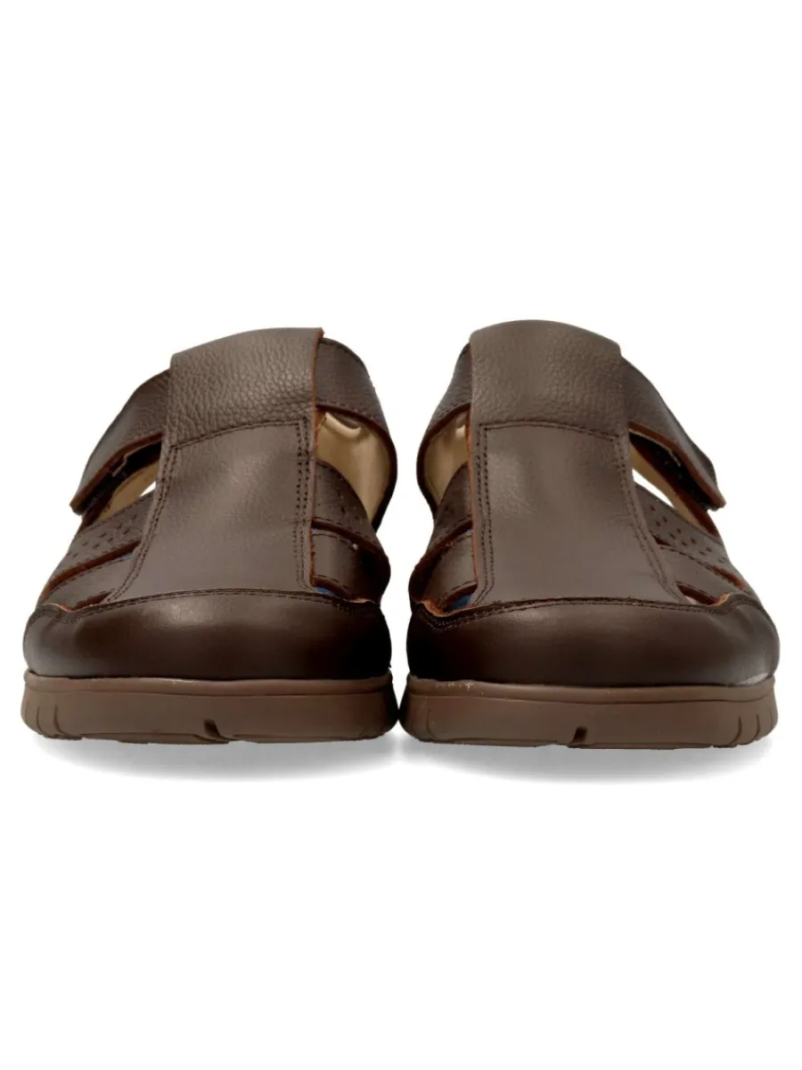 Hot MAC Sandalia cerrada piel confort hombre