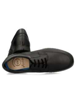 Hot MAC Zapato de vestir blucher piel napa negra