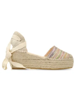 Fashion MACARENA Alapargata rafia multicolor mujer