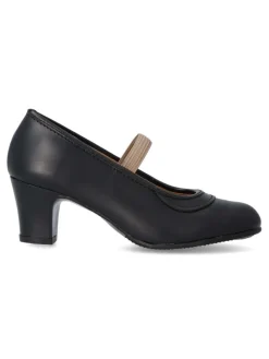 Discount MALACA Zapato baile flamenca profesional MAL 10 NEGRO