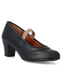 Discount MALACA Zapato baile flamenca profesional MAL 10 NEGRO