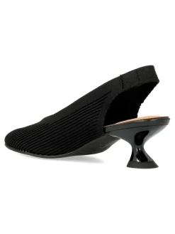 Hot MISS ELASTIC Zapato salón textil elástico negro