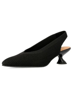 Hot MISS ELASTIC Zapato salón textil elástico negro