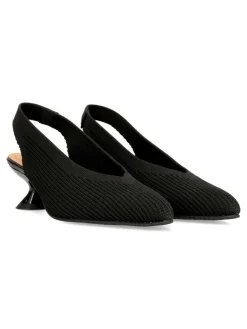 Hot MISS ELASTIC Zapato salón textil elástico negro