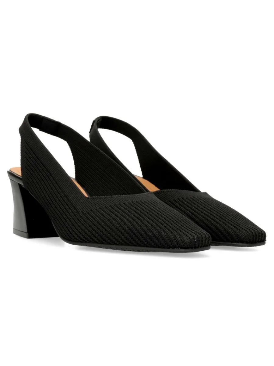 Outlet MISS ELASTIC Zapato salón textil elástico confor