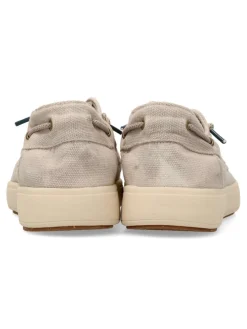 Online NATURAL WORLD Náutico casual confort lona gris hombre