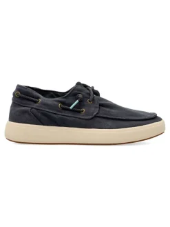 Fashion NATURAL WORLD Náutico lona casual marino hombre