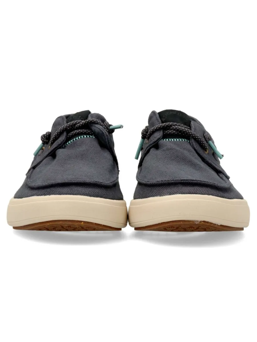 Fashion NATURAL WORLD Náutico lona casual marino hombre