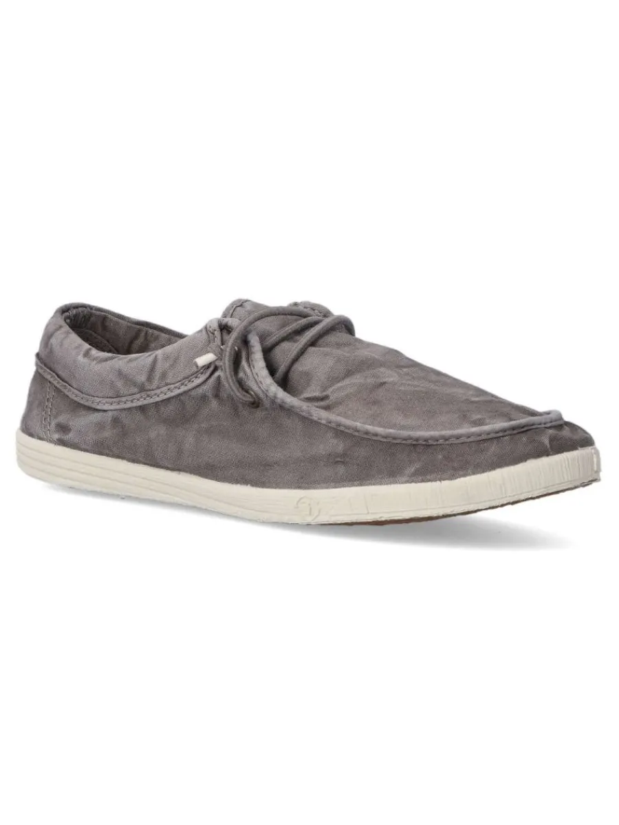 Fashion NATURAL WORLD Zapatilla lona wallabi hombre