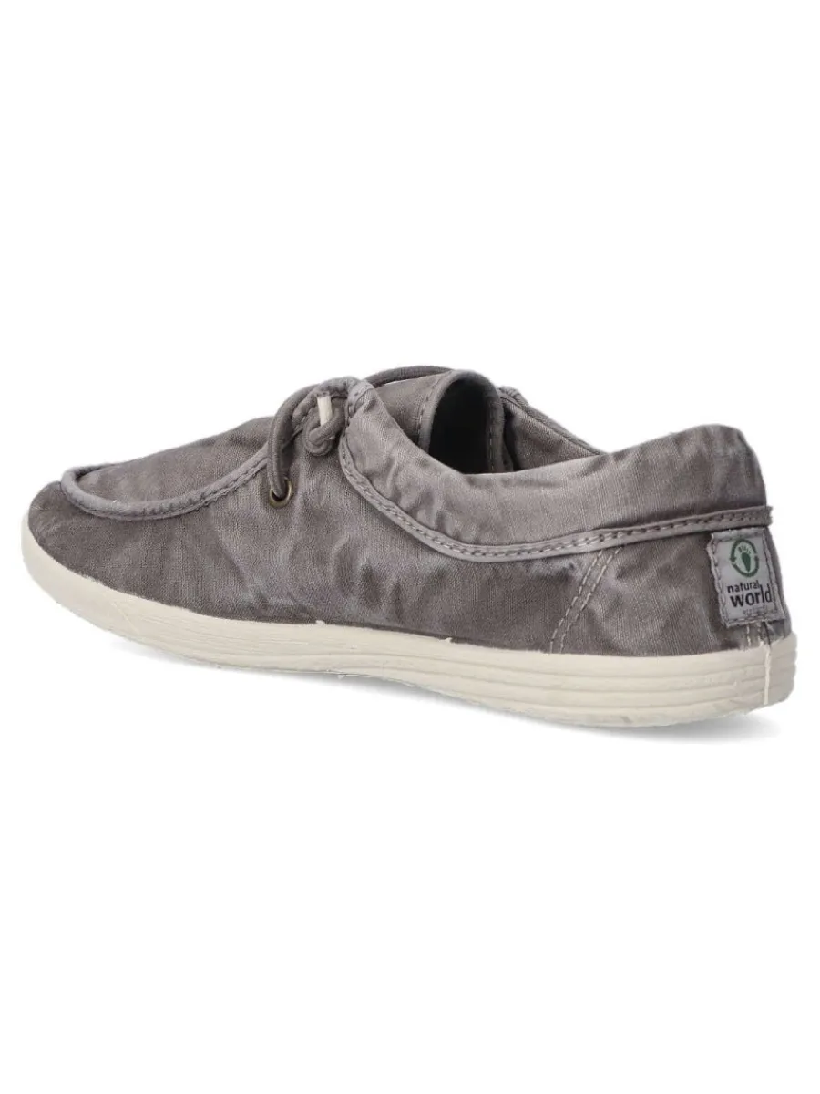 Fashion NATURAL WORLD Zapatilla lona wallabi hombre