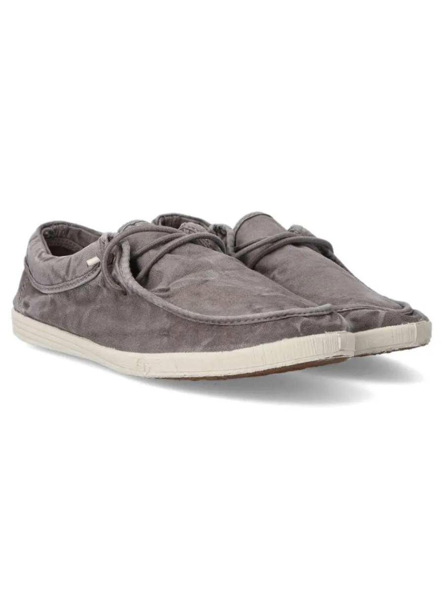 Fashion NATURAL WORLD Zapatilla lona wallabi hombre